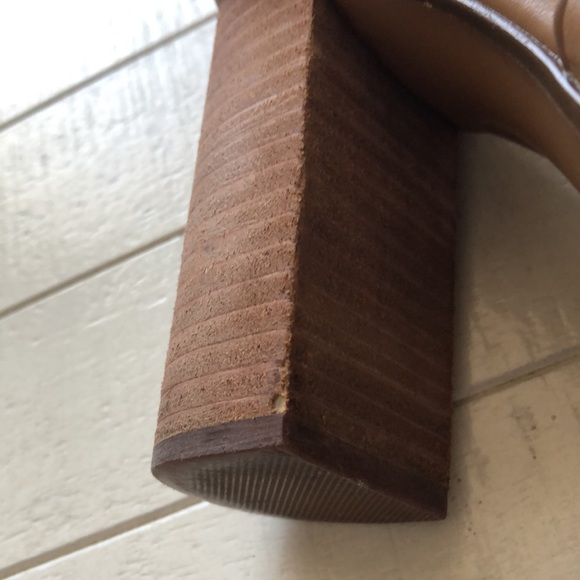 Steve Madden Tan Leather Sandals SZ 6 - Picture 12 of 13